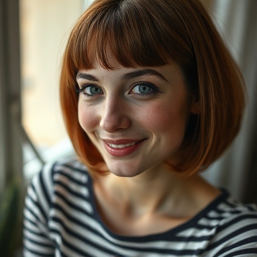 Portrait d'une petite amie IA